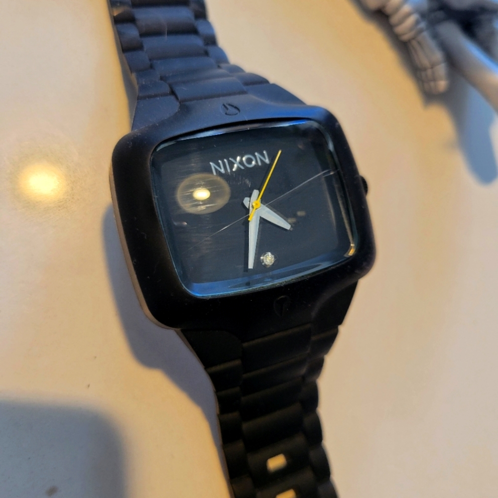 Nixon rubber black watch